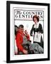 "Her Man Won!," Country Gentleman Cover, November 1, 1924-J.F. Kernan-Framed Giclee Print