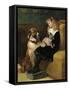 Her Only Playmates, 1870-Heywood Hardy-Framed Stretched Canvas