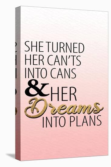 Her Plans 1-Allen Kimberly-Stretched Canvas