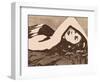 Her Pose-Andrew Cooper-Framed Art Print