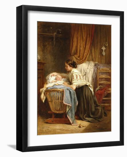 Her Pride and Joy, 1866-Léon-Emile Caille-Framed Giclee Print