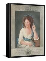 Her Royal Highness Princess Louisa, Daughter of His Royal Highness Prince Ferdinand of Prussia-Joseph Collyer-Framed Stretched Canvas