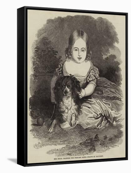 Her Royal Highness the Princess Alice-Charles Baugniet-Framed Stretched Canvas