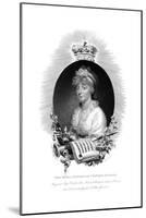 Her Royal Highness the Princess Augusta, Second Daughter of George Iii, 1806-Scriven-Mounted Giclee Print