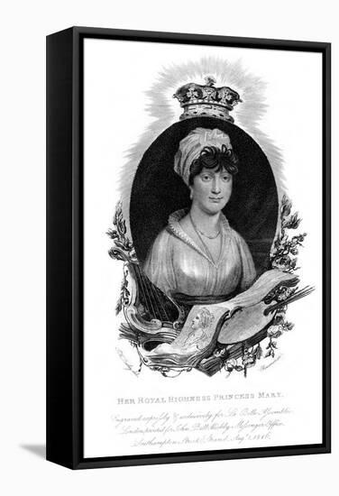 Her Royal Highness the Princess Mary, 1816-Cheeseman-Framed Stretched Canvas