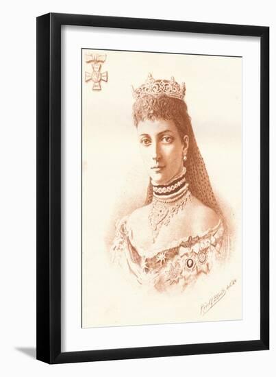 Her Royal Highness the Princess of Wales, 1884-Rudolf Blind-Framed Giclee Print