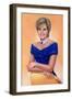 Her Royal Highness the Princess of Wales (Diana Frances; Née Spencer; 1961-1997), 2013-Karen Humpage-Framed Giclee Print