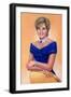 Her Royal Highness the Princess of Wales (Diana Frances; Née Spencer; 1961-1997), 2013-Karen Humpage-Framed Giclee Print