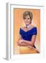 Her Royal Highness the Princess of Wales (Diana Frances; Née Spencer; 1961-1997), 2013-Karen Humpage-Framed Giclee Print