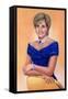 Her Royal Highness the Princess of Wales (Diana Frances; Née Spencer; 1961-1997), 2013-Karen Humpage-Framed Stretched Canvas