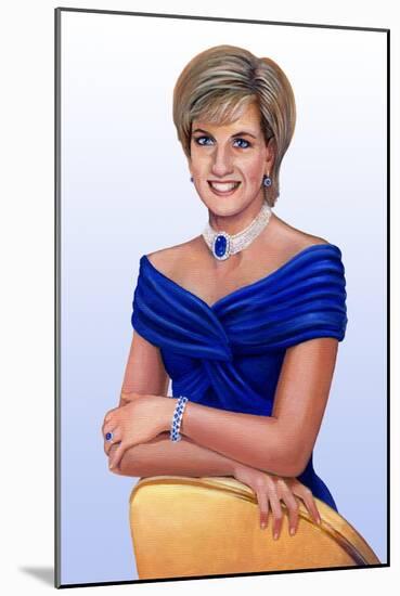 Her Royal Highness the Princess of Wales (Diana Frances; Née Spencer; 1961-1997), 2013-Karen Humpage-Mounted Giclee Print