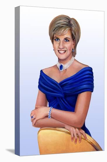 Her Royal Highness the Princess of Wales (Diana Frances; Née Spencer; 1961-1997), 2013-Karen Humpage-Stretched Canvas