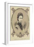 Her Royal Highness the Princess of Wales-null-Framed Giclee Print