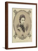 Her Royal Highness the Princess of Wales-null-Framed Giclee Print