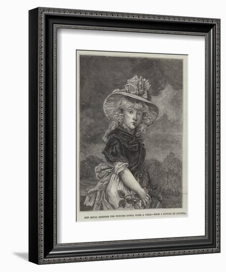 Her Royal Highness the Princess Sophia When a Child-John Hoppner-Framed Giclee Print