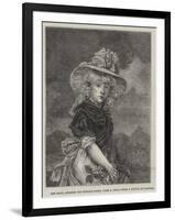 Her Royal Highness the Princess Sophia When a Child-John Hoppner-Framed Giclee Print