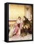 Her Suitor-Joseph Frederic Soulacroix-Framed Stretched Canvas