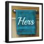 Her Towel-Elizabeth Medley-Framed Premium Giclee Print