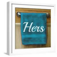 Her Towel-Elizabeth Medley-Framed Premium Giclee Print