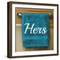 Her Towel-Elizabeth Medley-Framed Art Print