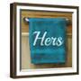 Her Towel-Elizabeth Medley-Framed Art Print