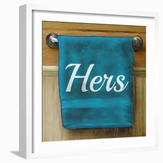 Her Towel-Elizabeth Medley-Framed Art Print