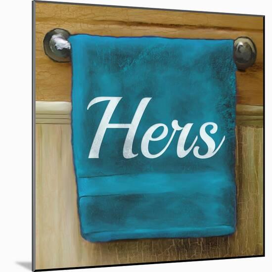 Her Towel-Elizabeth Medley-Mounted Art Print