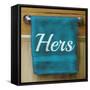 Her Towel-Elizabeth Medley-Framed Stretched Canvas