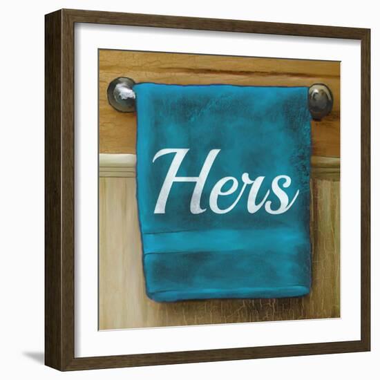 Her Towel-Elizabeth Medley-Framed Premium Giclee Print