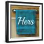 Her Towel-Elizabeth Medley-Framed Premium Giclee Print