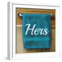 Her Towel-Elizabeth Medley-Framed Premium Giclee Print