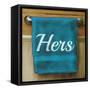 Her Towel-Elizabeth Medley-Framed Stretched Canvas