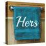 Her Towel-Elizabeth Medley-Stretched Canvas