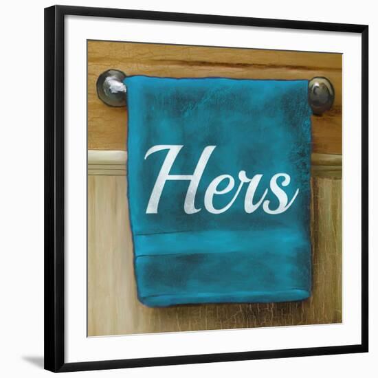 Her Towel-Elizabeth Medley-Framed Art Print