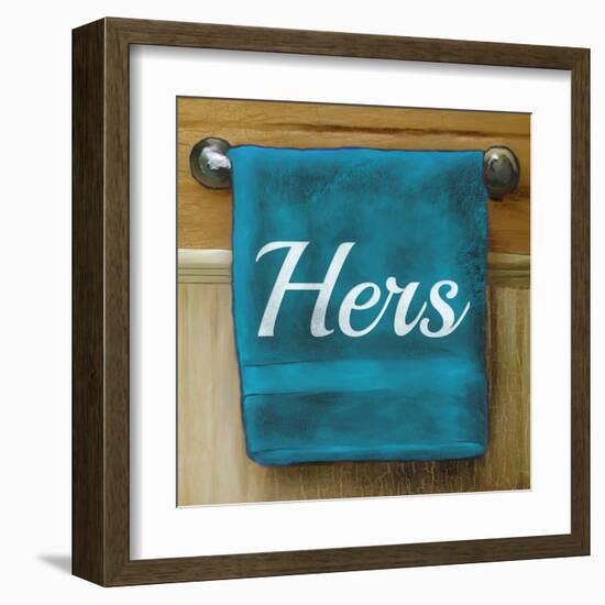 Her Towel-Elizabeth Medley-Framed Art Print