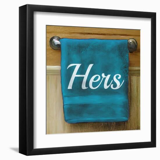 Her Towel-Elizabeth Medley-Framed Art Print