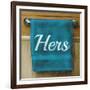 Her Towel-Elizabeth Medley-Framed Art Print