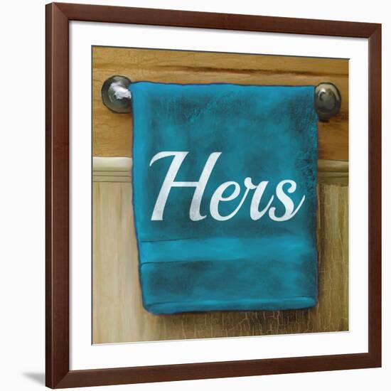 Her Towel-Elizabeth Medley-Framed Art Print