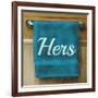 Her Towel-Elizabeth Medley-Framed Art Print