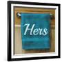 Her Towel-Elizabeth Medley-Framed Art Print