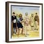 Her Trainer Smothered Her in Grease for Her Second Attempt in 1926-Alberto Salinas-Framed Giclee Print