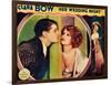 HER WEDDING NIGHT, l-r: Ralph Forbes, Clara Bow on lobbycard, 1930-null-Framed Art Print