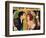 HER WEDDING NIGHT, l-r: Ralph Forbes, Clara Bow on lobbycard, 1930-null-Framed Art Print