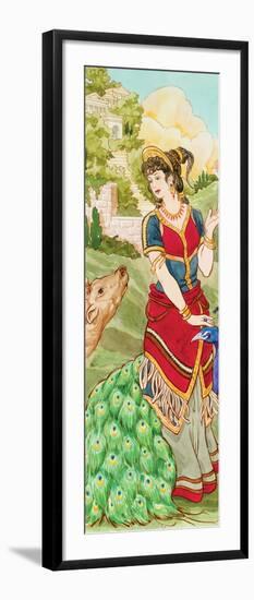 Hera (Greek), Juno, (Roman), Mythology-Encyclopaedia Britannica-Framed Art Print