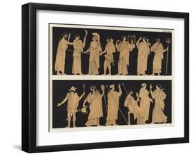 Heracles and Athena-null-Framed Giclee Print