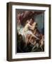 Heracles and Omphale, 18th Century-François Boucher-Framed Giclee Print