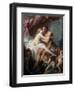 Heracles and Omphale, 18th Century-François Boucher-Framed Giclee Print
