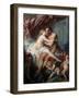 Heracles and Omphale, 18th Century-François Boucher-Framed Giclee Print