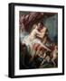 Heracles and Omphale, 18th Century-François Boucher-Framed Giclee Print