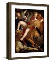 Heracles, Deianira and Nessus, Ca 1580-1582-Bartholomeus Spranger-Framed Giclee Print